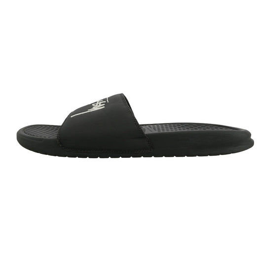 STUSSY ステューシー NIKE ナイキ 20SS CW2787-001 × Nike Benassi Slide Off Noir × ナイキ ベナッシ スライド オフノアール サンダル ブラック系 28cm【中古】
