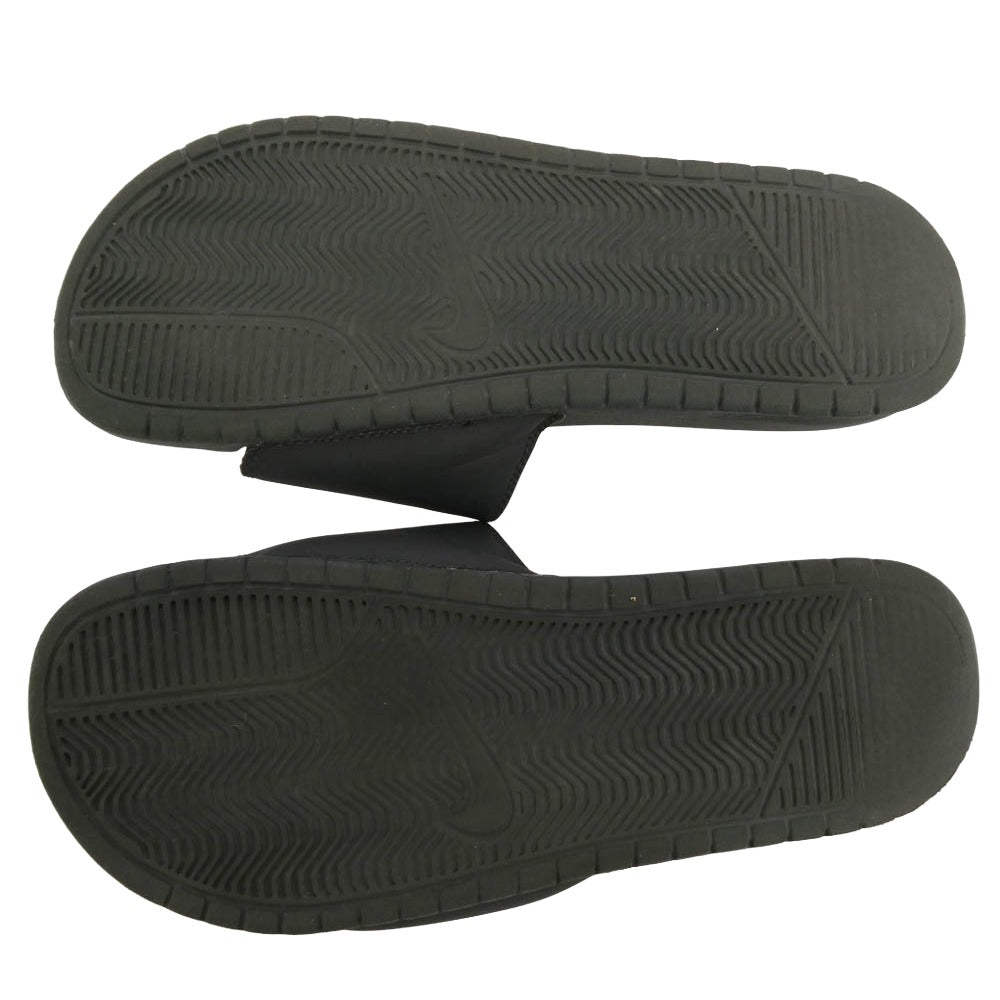 STUSSY ステューシー NIKE ナイキ 20SS CW2787-001 × Nike Benassi Slide Off Noir × ナイキ ベナッシ スライド オフノアール サンダル ブラック系 28cm【中古】