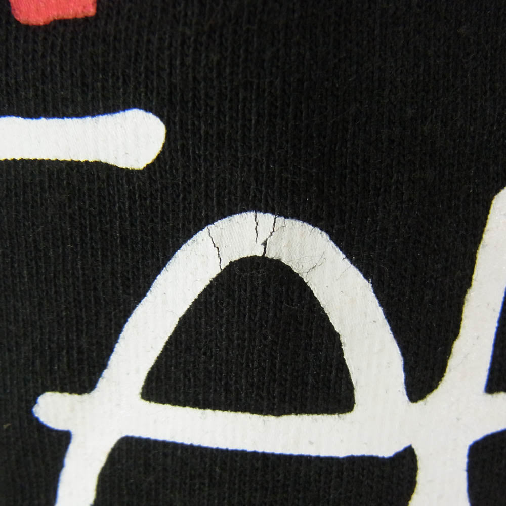 STUSSY ステューシー International Tribe Tee インターナショナル トライブ ロゴ 丸首 クルーネック 半袖 Tシャツ ブラック系 M【中古】