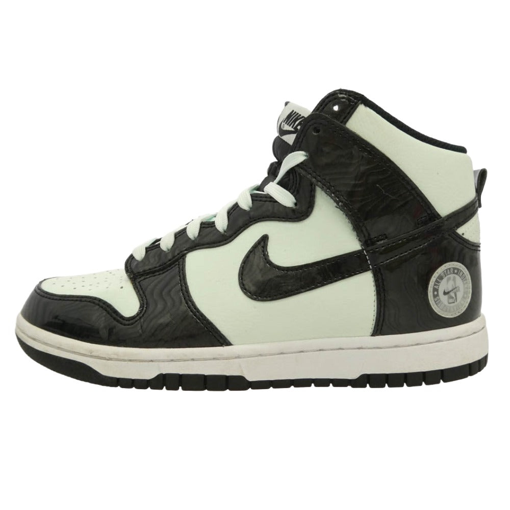 NIKE ナイキ 21SS DD1398-300 Dunk High All Star ダンク ハイ オールスター スニーカー ライトブルー系 ブラック系 24.5cm【中古】