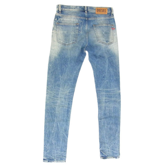 DIESEL ディーゼル 009MW D-STRUKT JEANS SLIM ダメージ スリム スキニー ジーンズ デニム パンツ インディゴブルー系 28【中古】