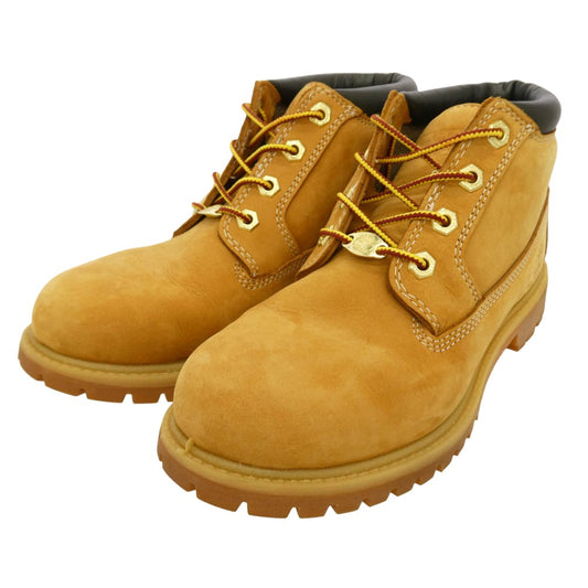 Timberland ティンバーランド 23399 NELLIE WATERPROOF CHUKKA BOOTS ネリー ウォータープルーフ チャッカ ブーツ ライトブラウン系 24.5cm【中古】