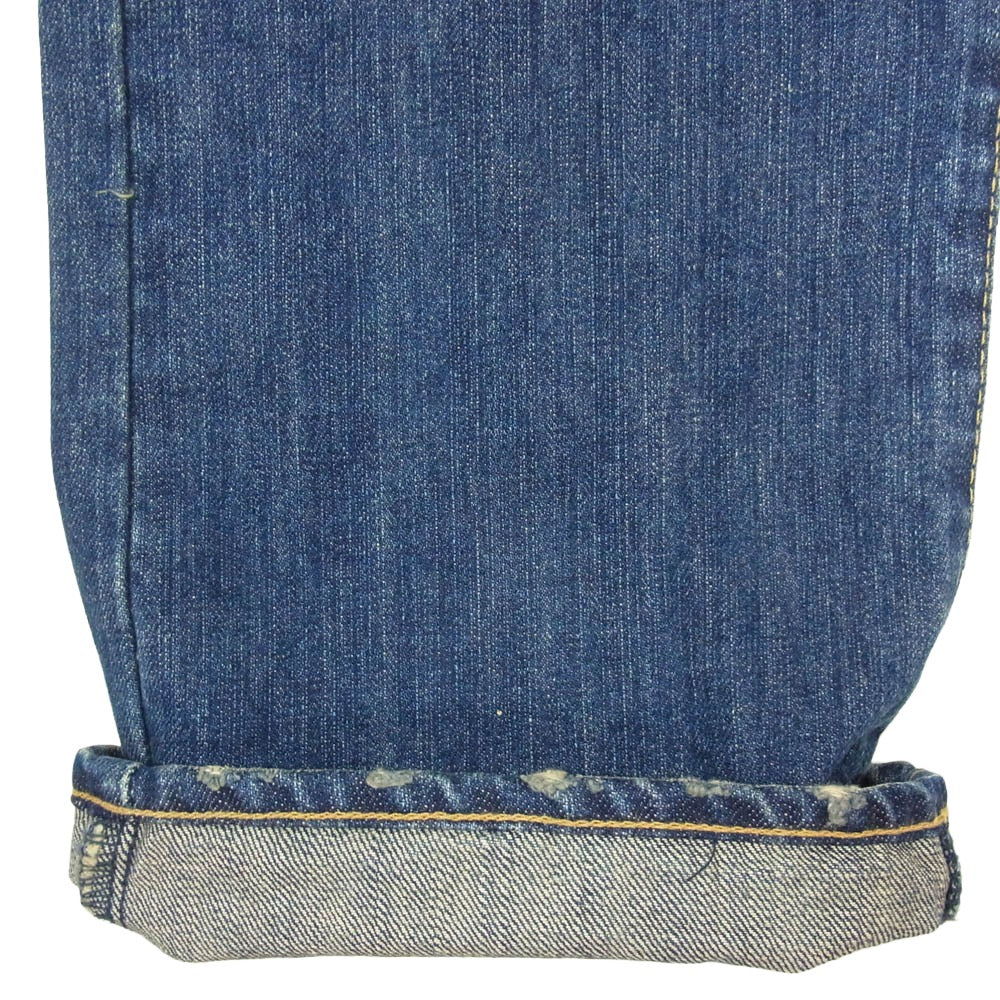 STUSSY ステューシー 16732 OLD ROUGH & RUGGED Logo Straight Denim Pants ロゴ ストレート デニム パンツ インディゴブルー系 28【中古】