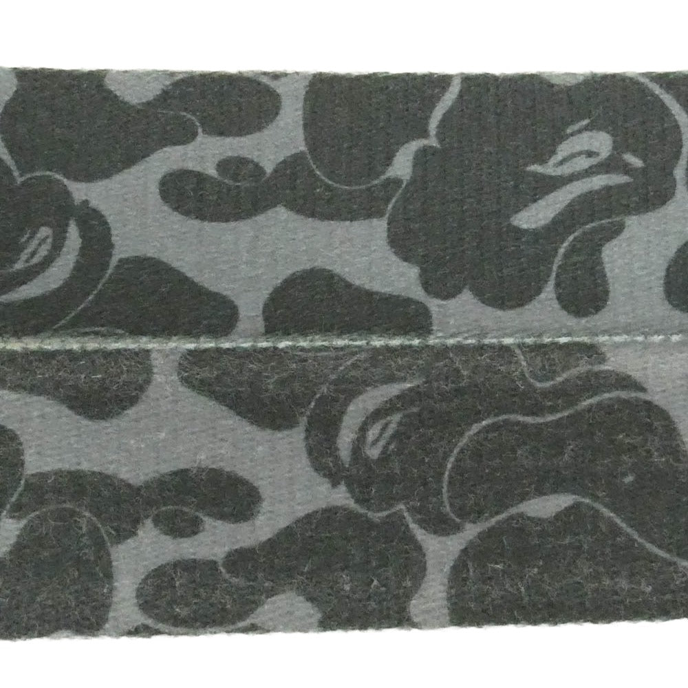 A BATHING APE アベイシングエイプ 迷彩柄 カモフラージュ BAPE STA GI ベルト ガチャ ベルト グレー系【中古】