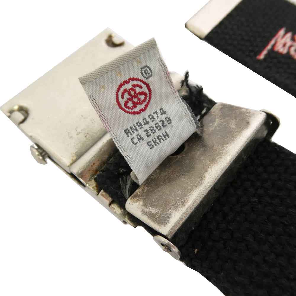 STUSSY ステューシー アーカイブ マルチカラー ストックロゴ 刺繍 ガチャ ベルト ブラック系 マルチカラー系【中古】
