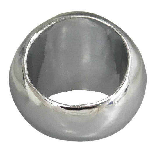STUSSY ステューシー STOCK RING ストック ロゴ リング 指輪 シルバー系 16号【中古】
