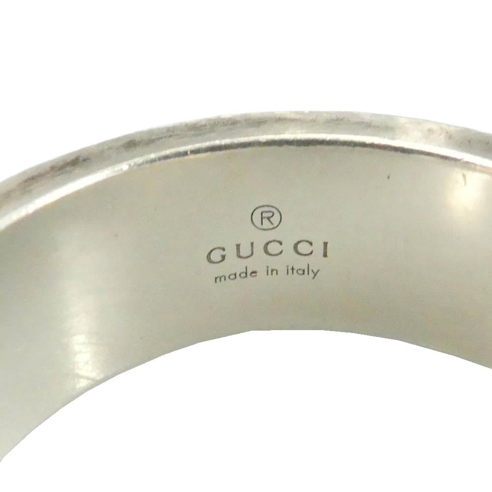 GUCCI グッチ Ag925 ブランデッドG Gロゴ シルバー リング シルバー系 約23.5号【中古】