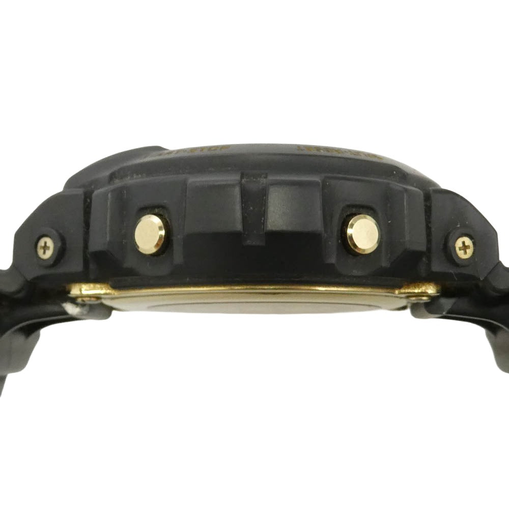 STUSSY ステューシー G-SHOCK ジーショック DW-6900 × G-SHOCK 25周年記念モデル XXV 限定 ジーショック デジタル クウォーツ ウォッチ 腕時計 ブラック系【中古】