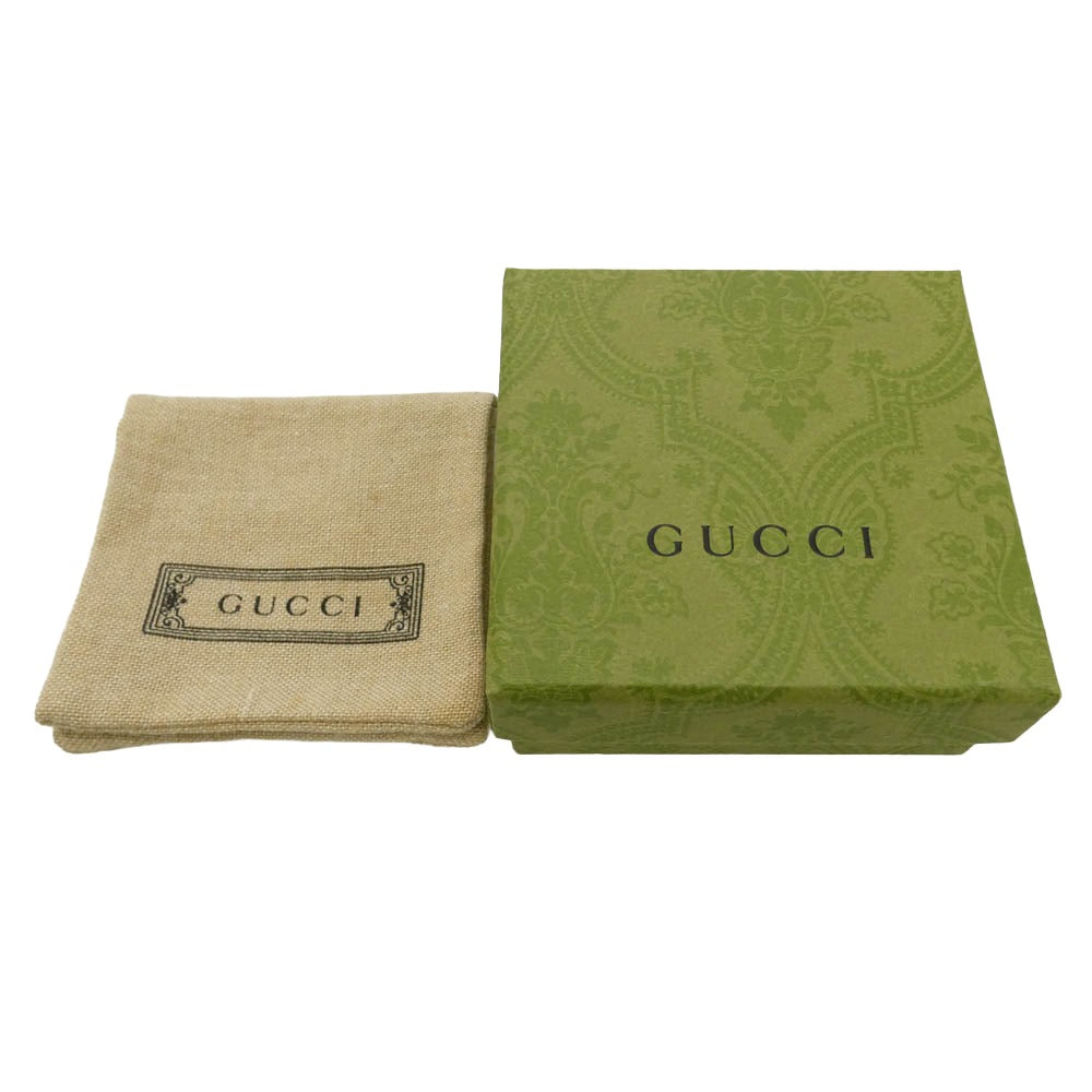 GUCCI グッチ Ag925 インターロッキングG アラベスク キャットヘッド シルバー バングル シルバー系 19【中古】
