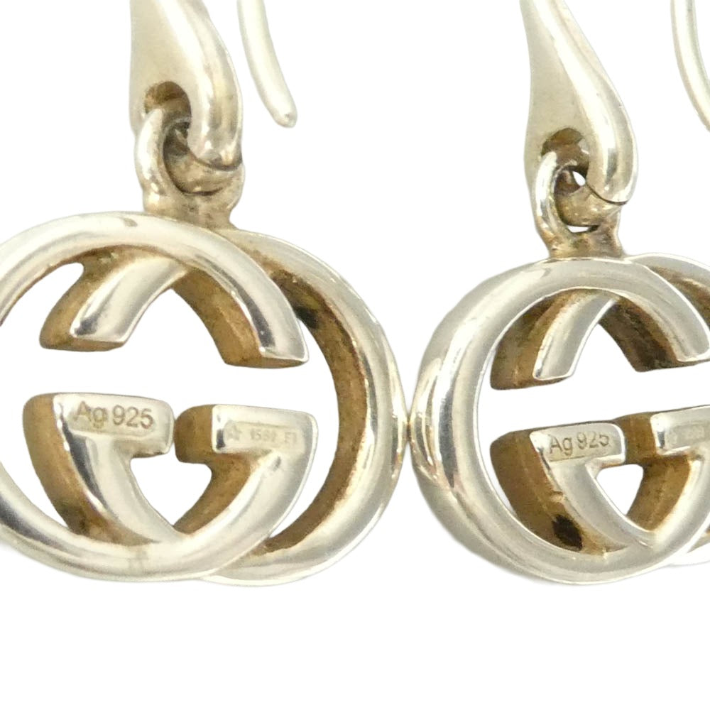 GUCCI グッチ インターロッキングG フック ピアス シルバー系【中古】