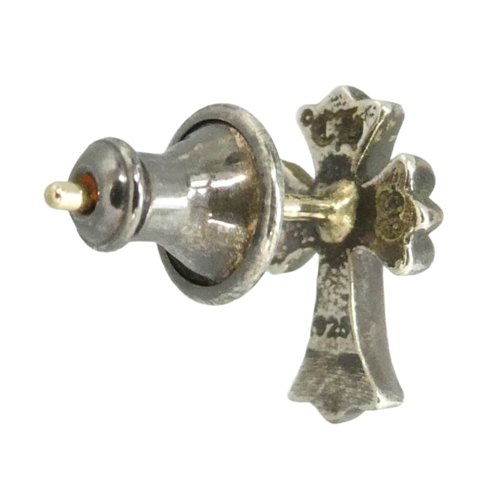 CHROME HEARTS クロムハーツ（原本有） CH CRSS 2 FAT CHクロスファット スタッド ピアス シルバー系【中古】