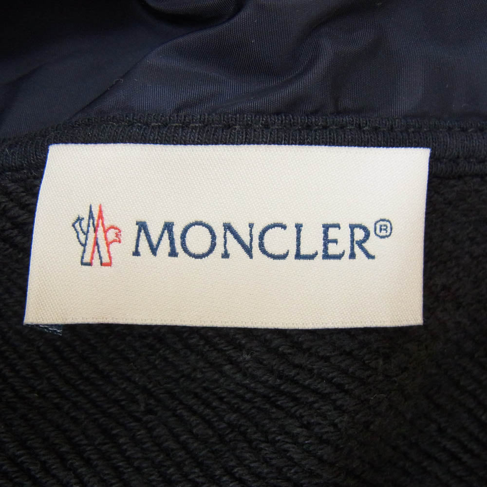 MONCLER モンクレール J.W.Anderson. ジェイダブリューアンダーソン F209E8G50000 × JW ANDERSON ジェイダブリューアンダーソン ダウン切替 ジップアップ パーカー フーディー ネイビー系 L【中古】