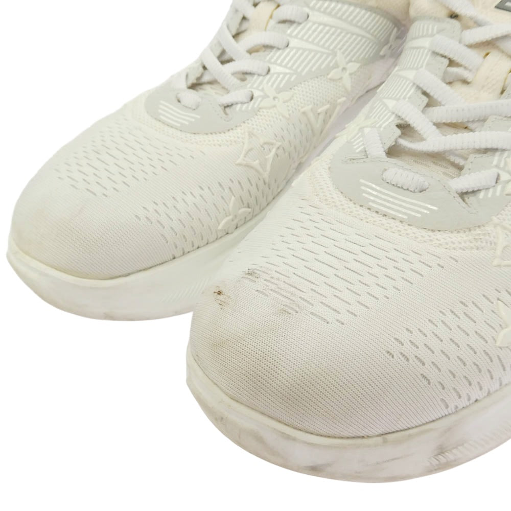 LOUIS VUITTON ルイ・ヴィトン 1A9JR4 ショーアップライン モノグラム スニーカー ホワイト系 8【中古】
