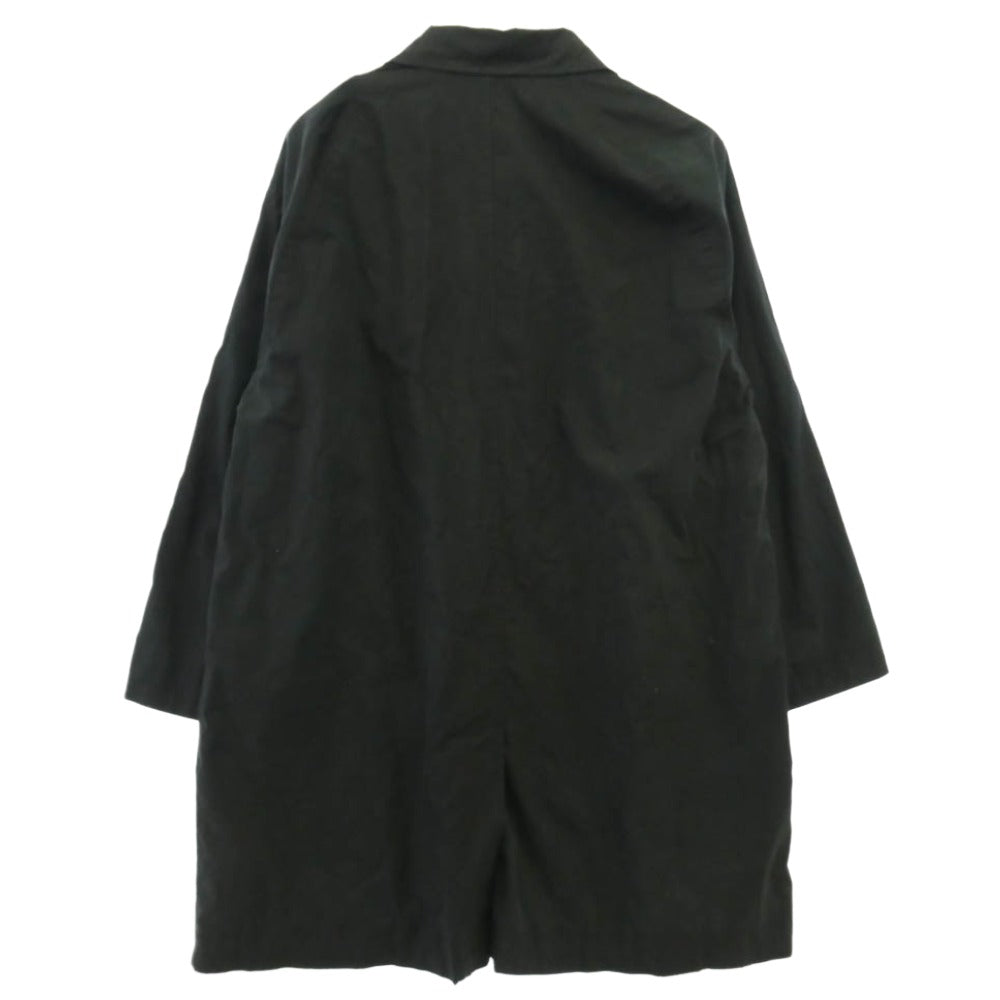 POLO RALPH LAUREN ポロ・ラルフローレン 90s コットン ロング ステンカラーコート ブラック系 XL【中古】