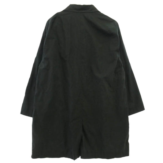 POLO RALPH LAUREN ポロ・ラルフローレン 90s コットン ロング ステンカラーコート ブラック系 XL【中古】