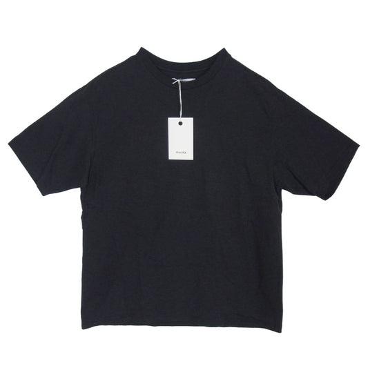 marka マーカ M26A13CS01B CREW NECK TEE 40/2 ORGANIC COTTON KNIT クルーネック オーガニックコットン 半袖 Tシャツ HEATHER BLACK 2【中古】