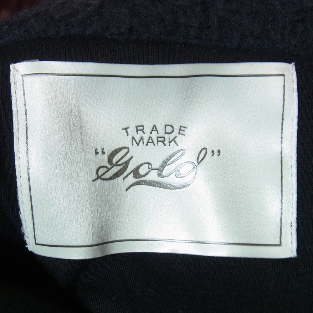 GOLD ゴールド GL15595 東洋エンタープライズ WOOL SUPER 140's FLEECE TRACK JACKET ウール スーパー フリース トラック ジャケット ブラック系 M【中古】