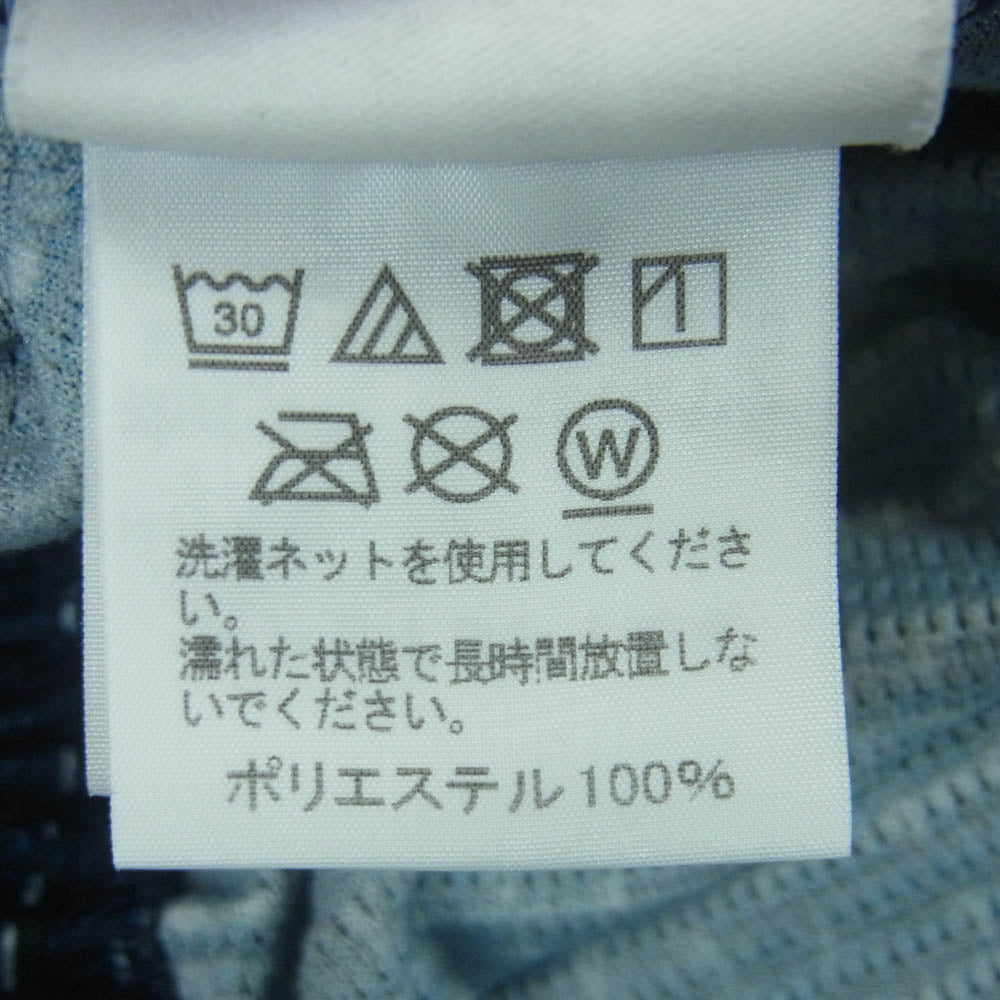 HOMME PLISSE ISSEY MIYAKE オム プリッセ イッセイミヤケ hp81jf144 総柄 プリーツ イージー ショーツ ショート パンツ ダークネイビー系 2【中古】