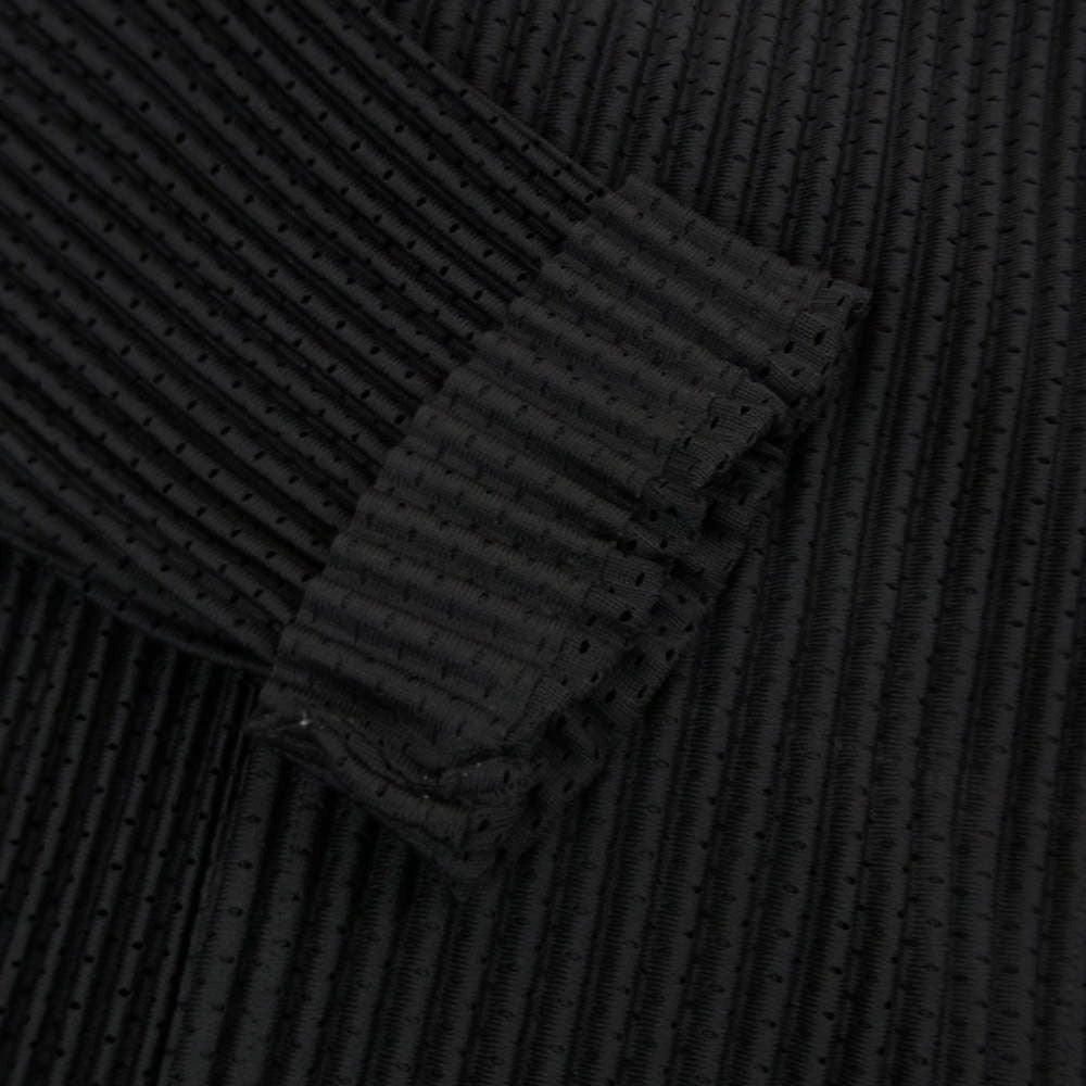 HOMME PLISSE ISSEY MIYAKE オム プリッセ イッセイミヤケ hp91jd150 3ボタン プリーツ ジャケット ダークブラウン系 グレイッシュダークブラウン系 2【中古】