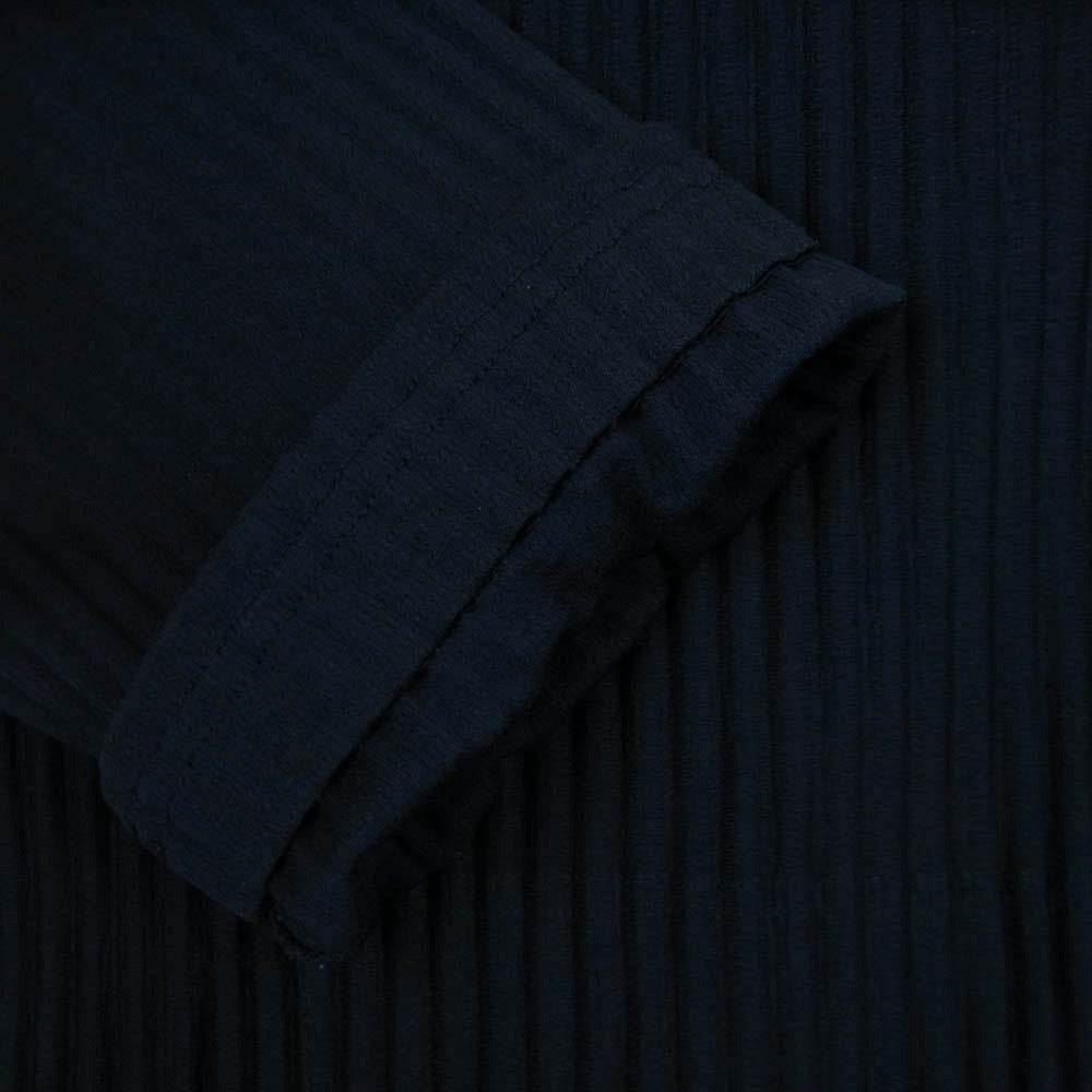 HOMME PLISSE ISSEY MIYAKE オム プリッセ イッセイミヤケ hp55jl140 プリーツ ダブルジップ ジップアップ ブルゾン シャツ ジャケット ダークネイビー系 3【中古】
