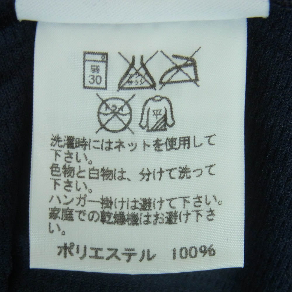 HOMME PLISSE ISSEY MIYAKE オム プリッセ イッセイミヤケ hp55jl140 プリーツ ダブルジップ ジップアップ ブルゾン シャツ ジャケット ダークネイビー系 3【中古】