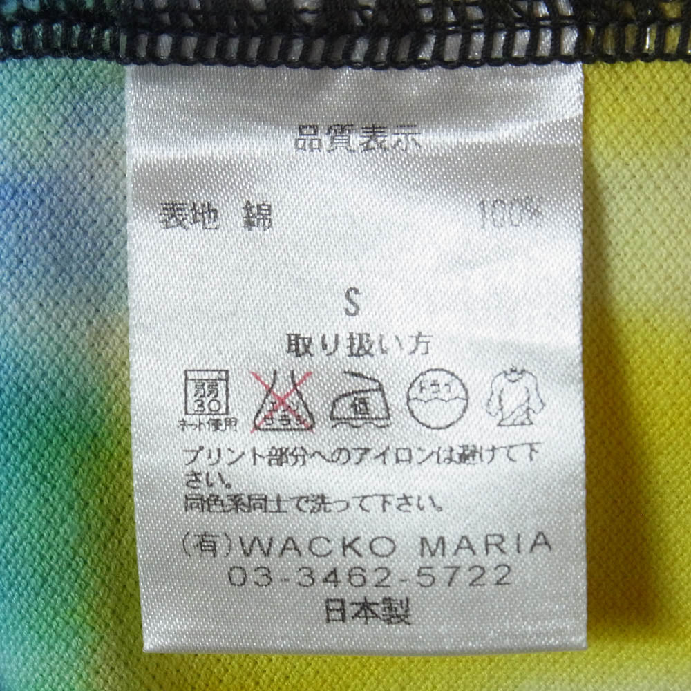 WACKO MARIA ワコマリア タイダイ 半袖 ポロシャツ マルチカラー系 S【中古】