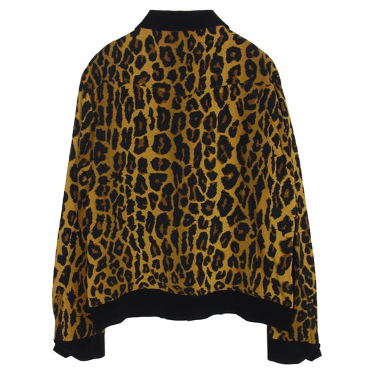 WACKO MARIA ワコマリア レオパード ヒョウ柄 長袖 シャツ ジャケット ライトブラウン系 S【美品】【中古】
