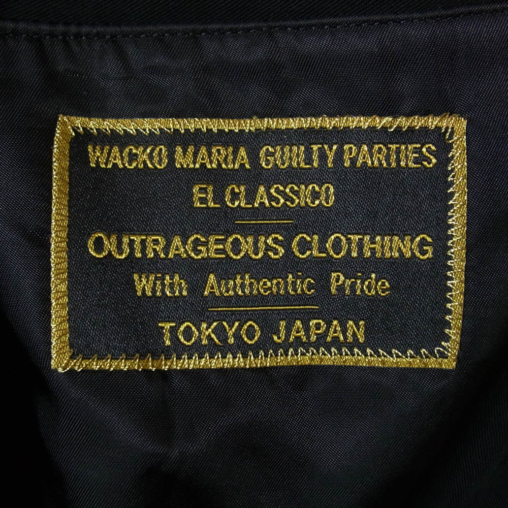 WACKO MARIA ワコマリア レオパード ヒョウ柄 長袖 シャツ ジャケット ライトブラウン系 S【美品】【中古】