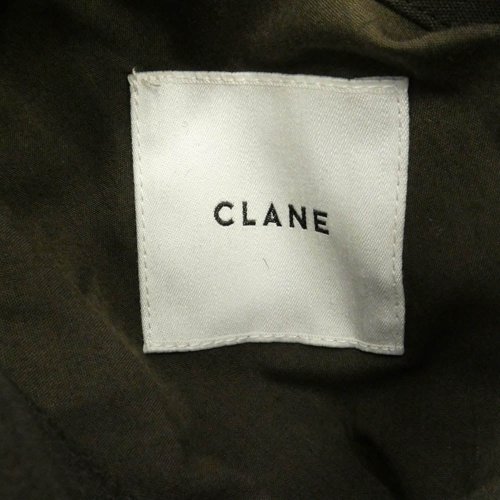 CLANE クラネ 17101-0061 2WAY リバーシブル ミリタリー ロング ボア コート ブラウン系 2【中古】