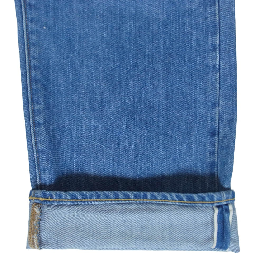 シオタ PTM1STB Straight 5 Pocket Pants ストレート 5ポケット パンツ 32 インディゴブルー系 32【中古】