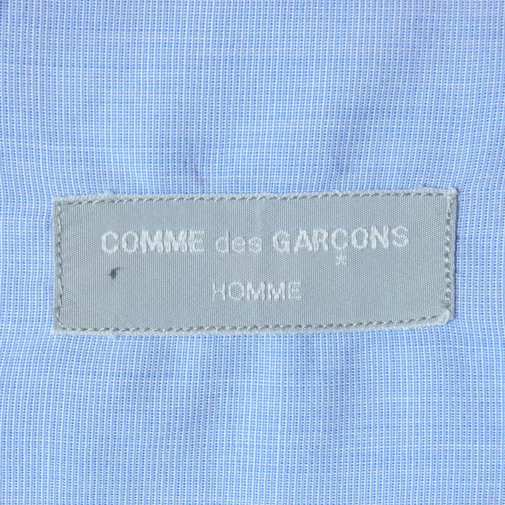 COMME des GARCONS HOMME コムデギャルソンオム HB-050580 80s VINTAGE ARCHIVE ヴィンテージ アーカイブ ボタンダウン 長袖 コットン シャツ ライトブルー系 表記無し【中古】