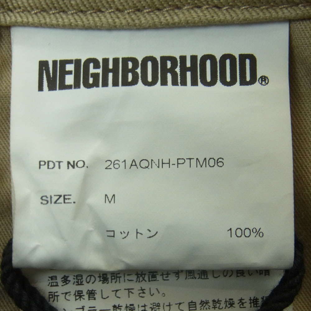 NEIGHBORHOOD ネイバーフッド 261AQNH-PTM06 CLASSIC CHINO SHORT PANTS クラシック チノ ショート パンツ ショーツ ベージュ系 M【新古品】【未使用】【中古】