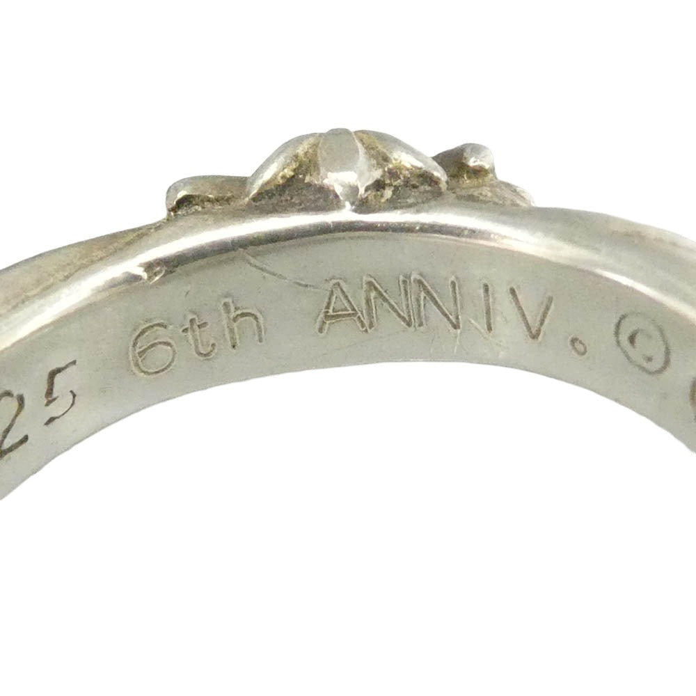 CHROME HEARTS クロムハーツ（原本無） SBT BAND SBTバンド リング アフタールビー2P 6号【中古】