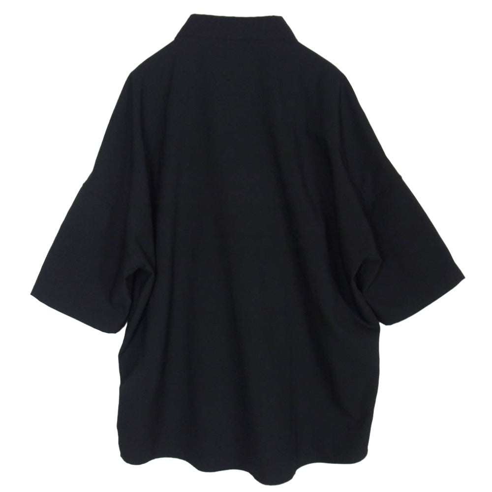 SHAREEF シャリーフ 23533702 CLOWN PT S/S SHIRTS クラウン ピエロ グラフィックプリント 半袖 シャツ ブラック系 1【中古】