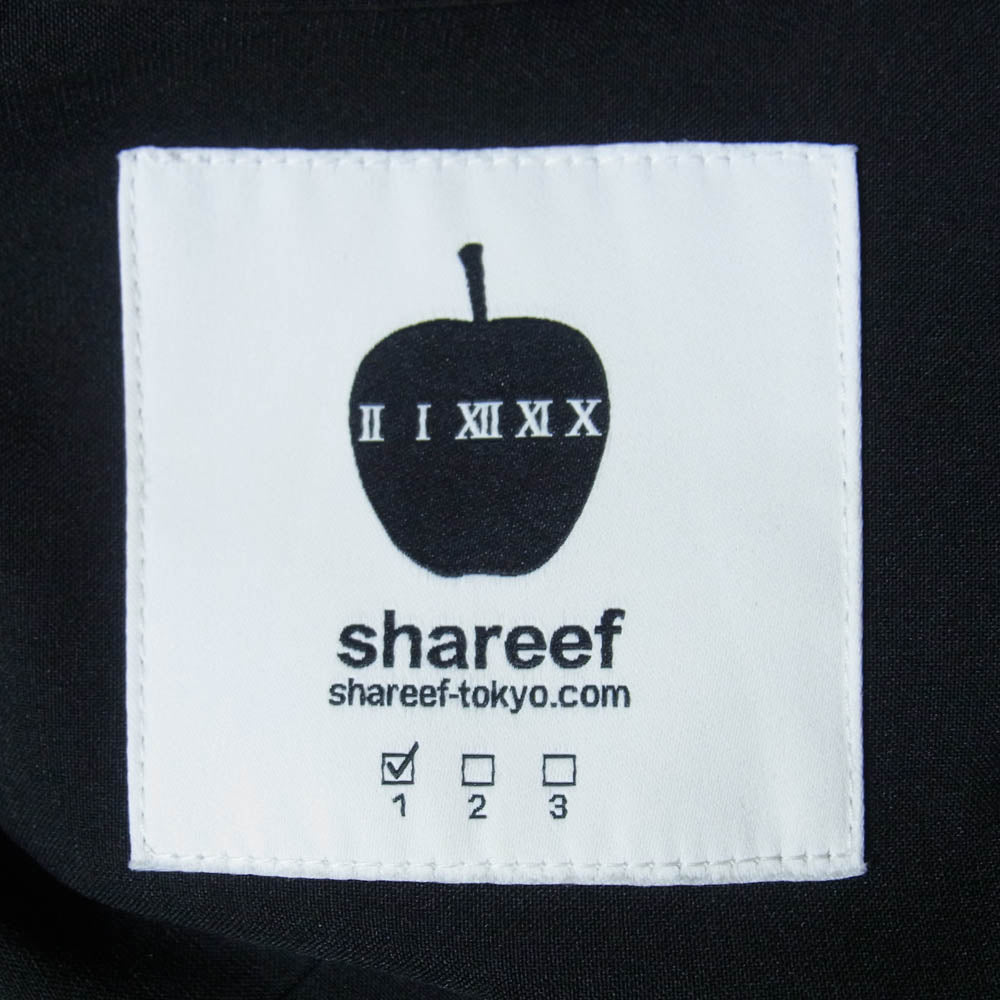 SHAREEF シャリーフ 23533702 CLOWN PT S/S SHIRTS クラウン ピエロ グラフィックプリント 半袖 シャツ ブラック系 1【中古】