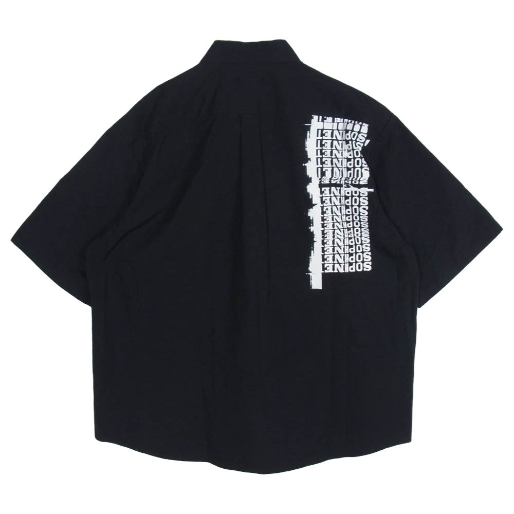 SOPHNET. ソフネット SOPH-250067 SIMON TAYLOR: BROKEN BEAUTY S/S SHIRT サイモン テイラー 半袖 シャツ ブラック系 S【中古】