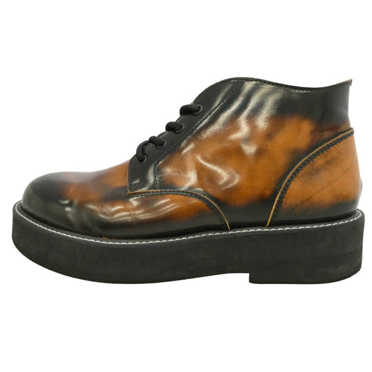 glamb グラム GB0125-AC01 Four Holes Chukka Boots フォーホール チャッカ ブーツ ブラウン系 ブラック系 27.5【中古】