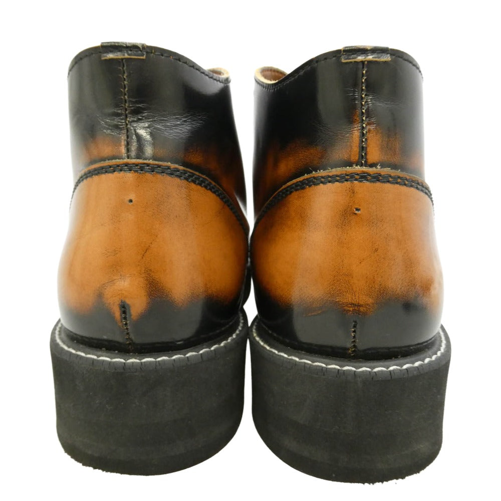 glamb グラム GB0125-AC01 Four Holes Chukka Boots フォーホール チャッカ ブーツ ブラウン系 ブラック系 27.5【中古】