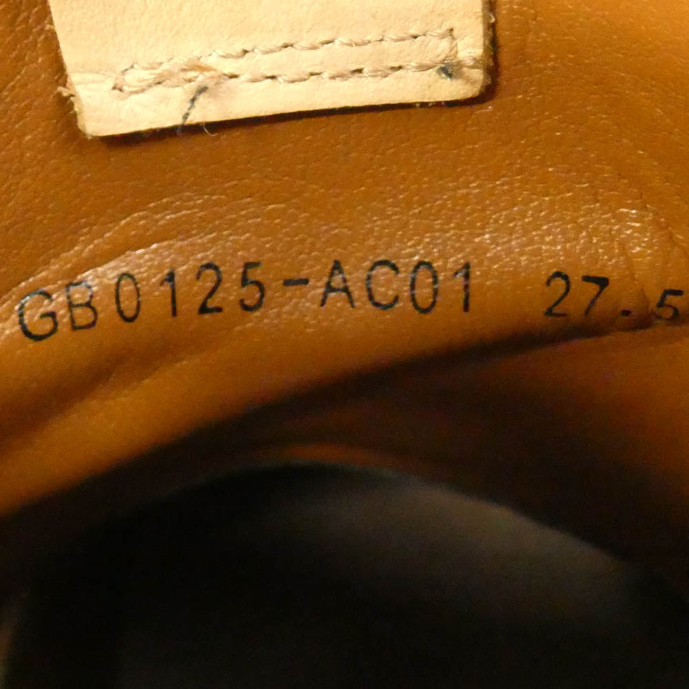 glamb グラム GB0125-AC01 Four Holes Chukka Boots フォーホール チャッカ ブーツ ブラウン系 ブラック系 27.5【中古】
