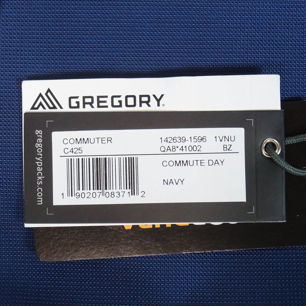 GREGORY グレゴリー 142639 COMMUTER コミュートデイ バックパック リュック ネイビー ネイビー系【美品】【中古】