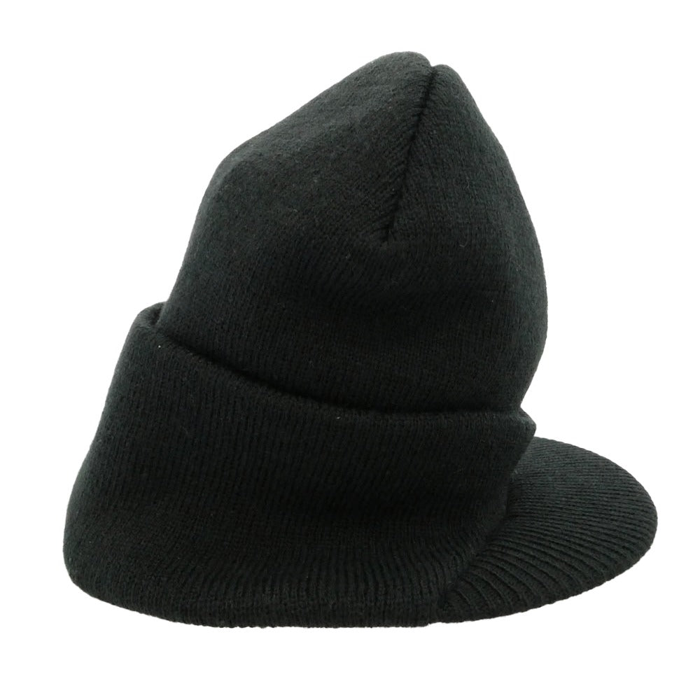 Supreme シュプリーム 20AW Radar Beanie ライダー ビーニー クラシックロゴ つば付 ニット キャップ ブラック系【中古】