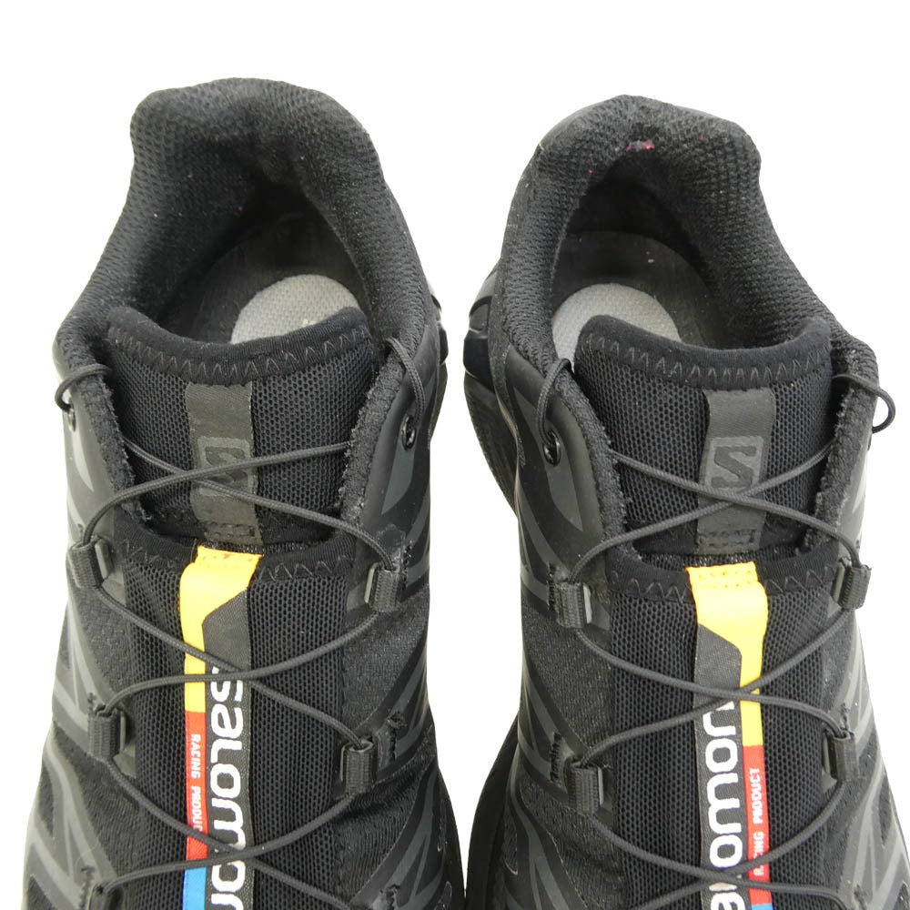 salomon サロモン 410866 XT-6 エックスティー シックス ローカット スニーカー ブラック系 25.5cm【中古】