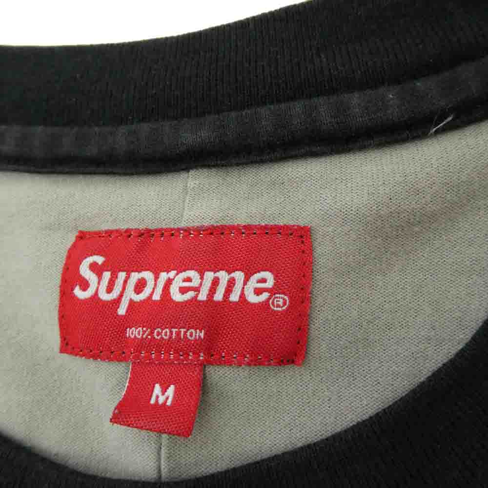 Supreme シュプリーム 21SS Mosaic Patchwork L/S Top モザイク パッチワーク ロングスリーブ カットソー 長袖 グレー系 M【中古】