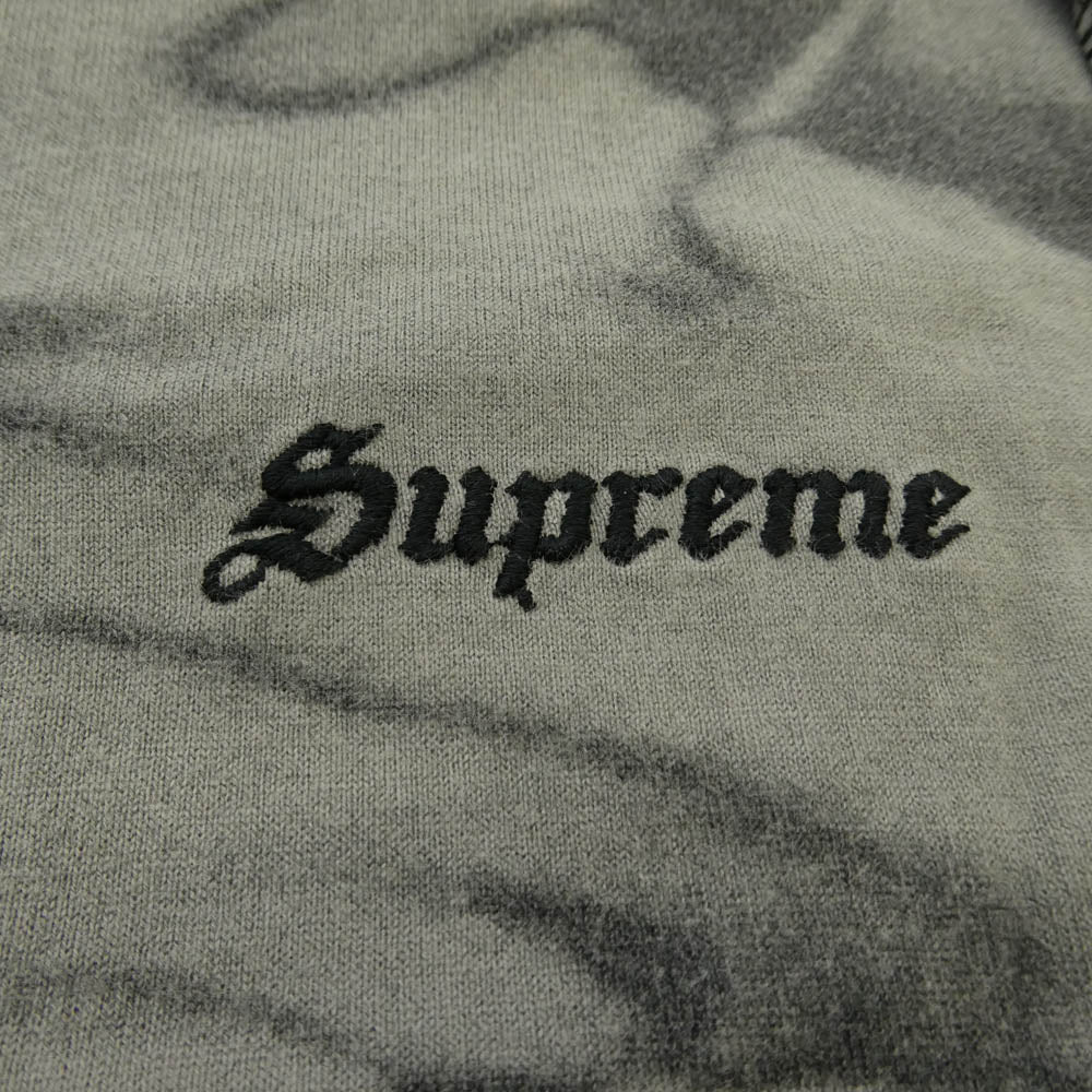 Supreme シュプリーム 21SS Mosaic Patchwork L/S Top モザイク パッチワーク ロングスリーブ カットソー 長袖 グレー系 M【中古】