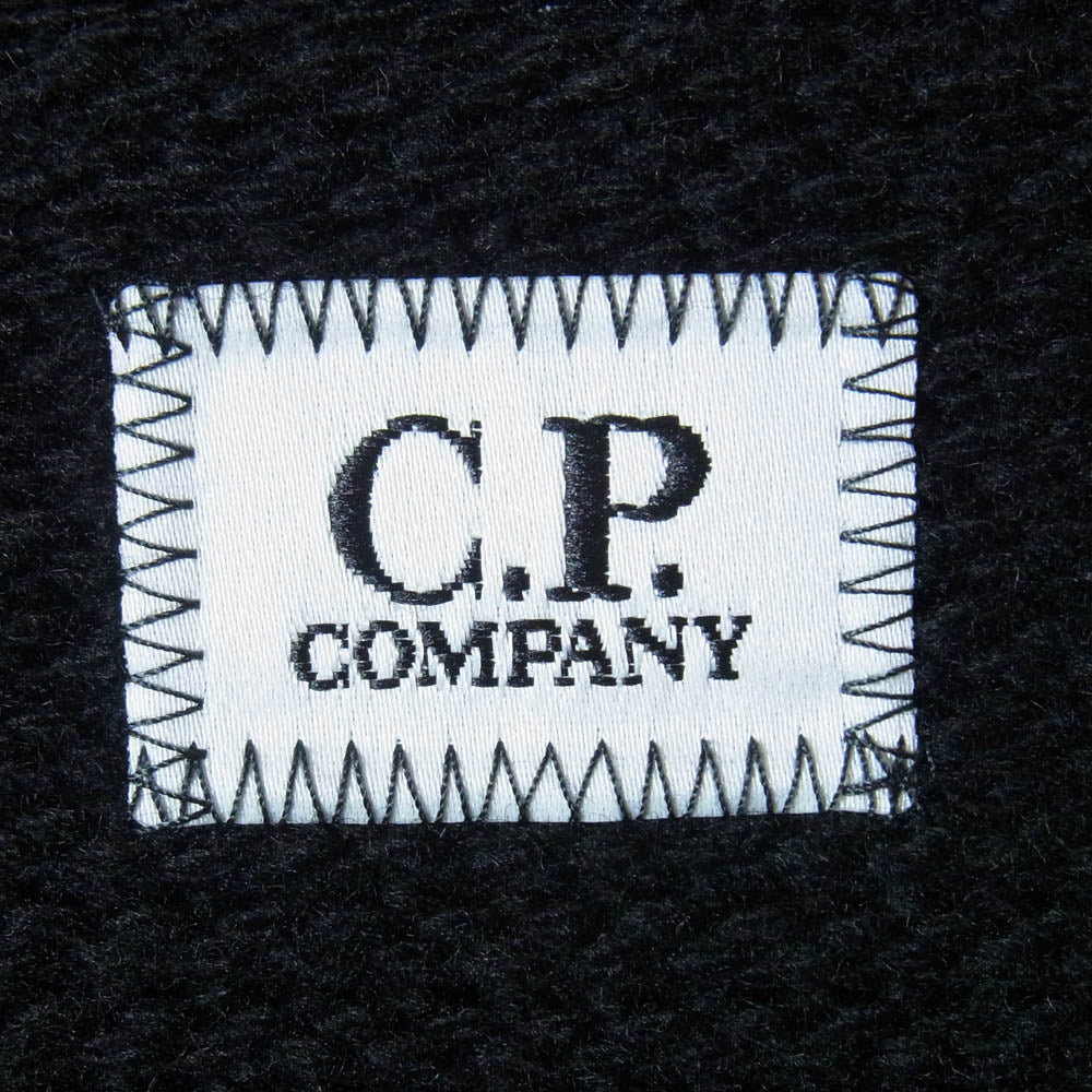 C.P.Company シーピーカンパニー 17CMKN244A110149M ナイロン ウール ニット パーカー ブラック系 M【中古】