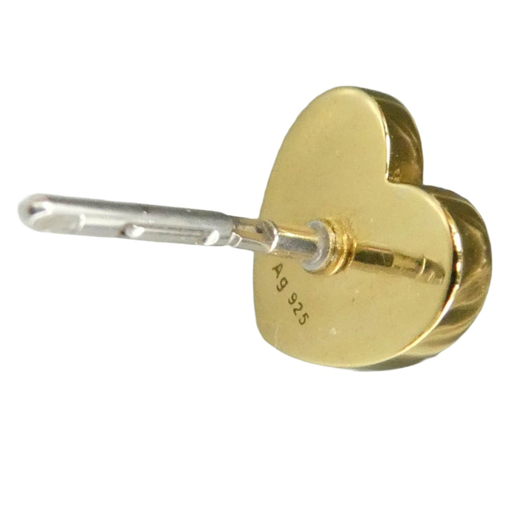 バックレス AW-MRHT-YG Amity Noir Heart Gold アミティ ブラック ハート キャッチレス ピアス ブラック系 ゴールド系【中古】