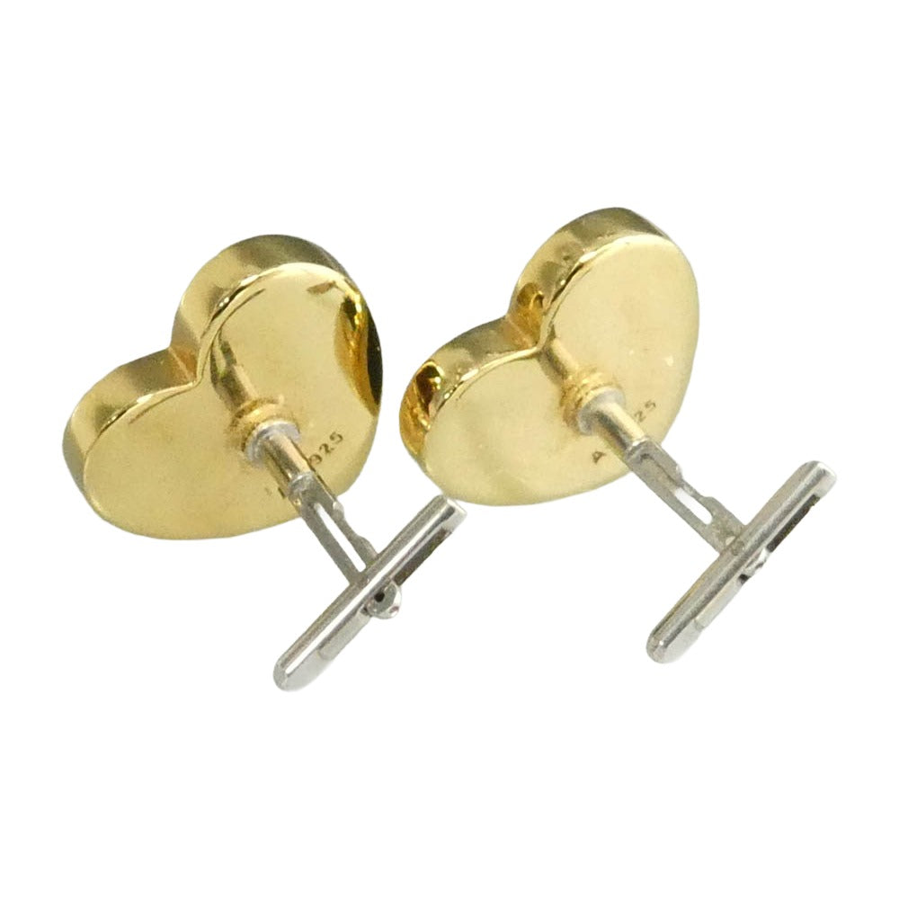 バックレス AW-MRHT-YG Amity Noir Heart Gold アミティ ブラック ハート キャッチレス ピアス ブラック系 ゴールド系【中古】