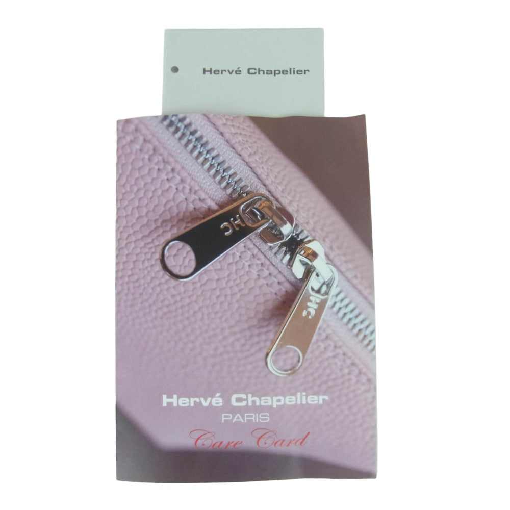Herve Chapelier エルベ・シャプリエ ナイロン 舟型トートM ハンドバッグ ミョゾティス アカプルコ ライトブルー系 ブルー系【中古】