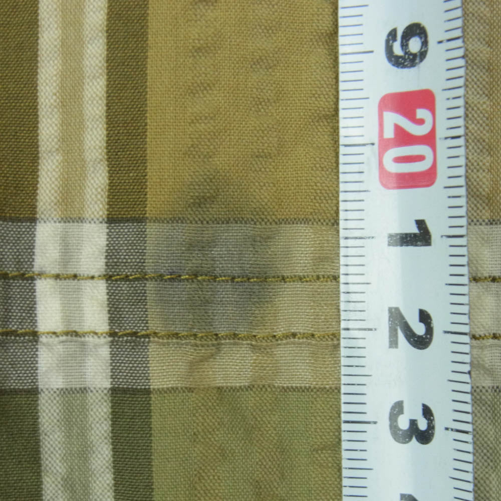patagonia パタゴニア 53002 SP13 シアサッカー オーガニックコットン 半袖 チェック シャツ イエロー系 ベージュ系 XL【中古】
