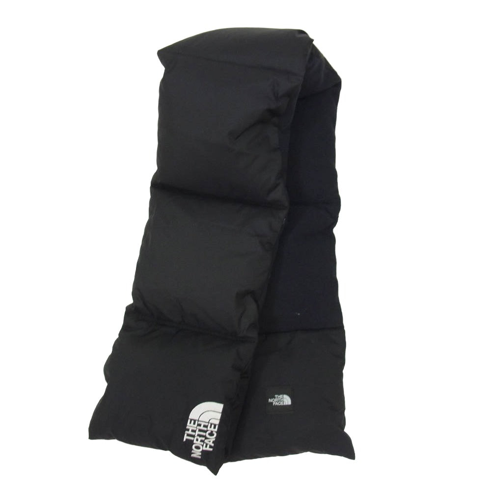 THE NORTH FACE ノースフェイス NN72312 Nuptse Muffler ヌプシ マフラー ブラック系【中古】